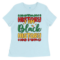 Baby Blue i am black history Ladies Tee - MaliasSmallBusiness