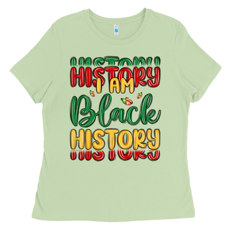 I Am Black History Ladies Tee by MaliasSmallBusiness | Teevron