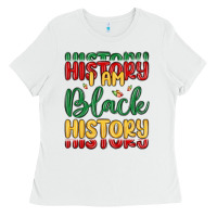 White i am black history Ladies Tee - MaliasSmallBusiness