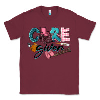 Burgundy Caregiver Classic Tee - LillyAllenDesigns