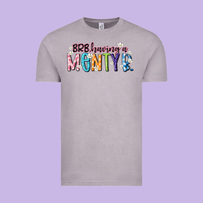 Having A Menty B Vintage Tee Designed By Artiststas