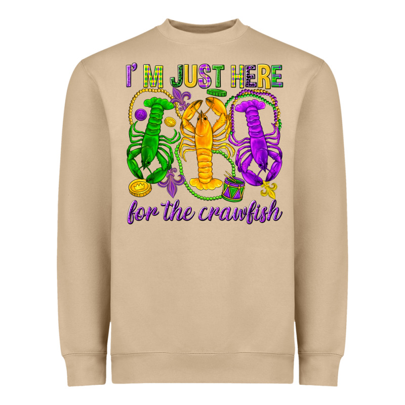 I'm Just Here For The Crawfish Heavyweight Sweatshirt by HowdyJamesFarm | Teevron