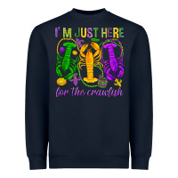 Navy I'm just here for the Crawfish Heavyweight Sweatshirt - HowdyJamesFarm