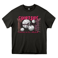 Asphalt volleyball mom Heavy Core Tee - MaliasSmallBusiness