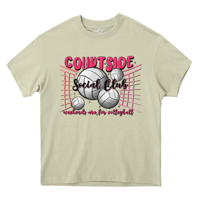Volleyball Mom Heavy Core Tee by MaliasSmallBusiness | Teevron