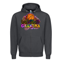 Smoke basketball grandma Zipper Hoodie - OliviaCreatesArt