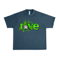 Midnight Navy love st patricks gnome Urban Heavy Tee - Jasminsmagicworld