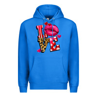 True Royal Western love lips Premium Hoodie - FaDigitalArtStudio