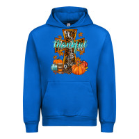 Cobalt thankful cross Urban Hoodie - RacoonDesign