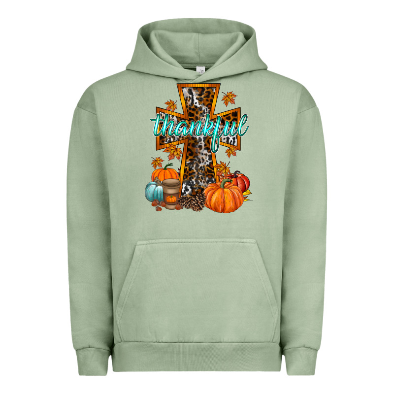 Thankful Cross Urban Hoodie by RacoonDesign | Teevron