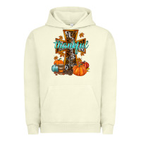 Pigment Pistachio thankful cross Urban Hoodie - RacoonDesign