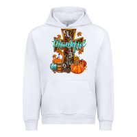 White thankful cross Urban Hoodie - RacoonDesign