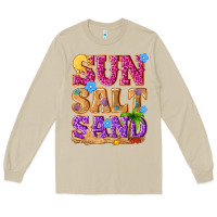 Mushroom sun salt sand summer Long Sleeve Tee - NancyCooperArtShop