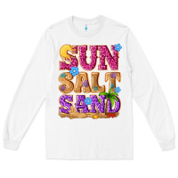White sun salt sand summer Long Sleeve Tee - NancyCooperArtShop