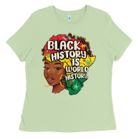 Matcha black history is world history Ladies Tee - MaliasSmallBusiness