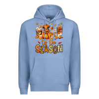 Colony Blue Tis' the season Fall Heifer coffee cups Premium Hoodie - RanaPortraitStore