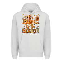 Tis' The Season Fall Heifer Coffee Cups Premium Hoodie | Teevron