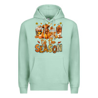 Seafoam Tis' the season Fall Heifer coffee cups Premium Hoodie - RanaPortraitStore