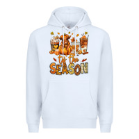 White Tis' the season Fall Heifer coffee cups Premium Hoodie - RanaPortraitStore