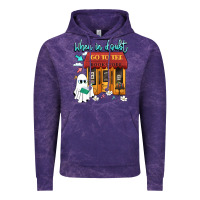 Cloud Purple when in doubt go to the bookstore Vintage Hoodie - Artiststas