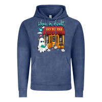 Vintage Denim when in doubt go to the bookstore Vintage Hoodie - Artiststas
