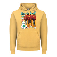 Vintage Mustard when in doubt go to the bookstore Vintage Hoodie - Artiststas