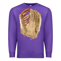Purple Catchers Mitt Fa Element Premium Sweatshirt - FaDigitalArtStudio