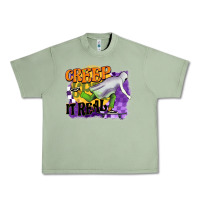 Oil Green creep it real Urban Heavy Tee - BarkalooDesign