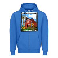 True Royal rustic western barn olivia Zipper Hoodie - OliviaCreatesArt