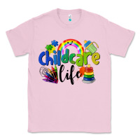 Bubblegum Pink Childcare Life Classic Tee - LillyAllenDesigns