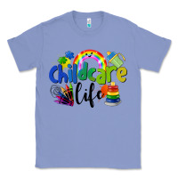 Colony Blue Childcare Life Classic Tee - LillyAllenDesigns