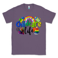 Lavender Childcare Life Classic Tee - LillyAllenDesigns