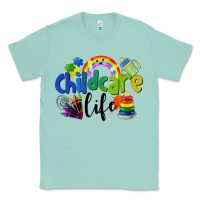 Seafoam Childcare Life Classic Tee - LillyAllenDesigns