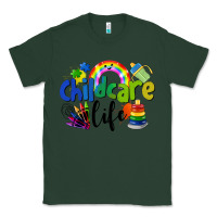 Sports Green Childcare Life Classic Tee - LillyAllenDesigns