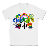White Childcare Life Classic Tee - LillyAllenDesigns