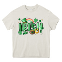 Cream irish Heavy Core Tee - MaliasSmallBusiness