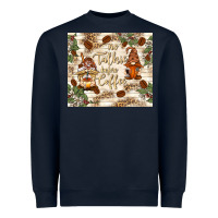 Navy no talkie before coffee with gnomies Heavyweight Sweatshirt - TumblerDesignByShophia