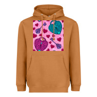 Meerkat valentines day lock and key seamless pattern Heavyweight Hoodie - BundleAndBundleShop