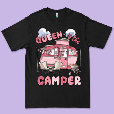 Queen Of The Camper Premium Tee Designed By Maliassmallbusiness