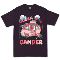 Plum queen of the camper Premium Tee - MaliasSmallBusiness