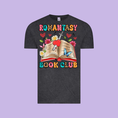 Romantasy Book Club Vintage Tee Designed By Artiststas