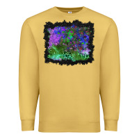 Antique Gold halloween skull and leopard background Premium Sweatshirt - BundleAndBundleShop
