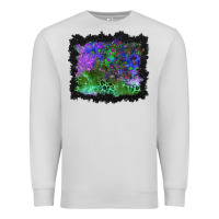 Dove Grey halloween skull and leopard background Premium Sweatshirt - BundleAndBundleShop