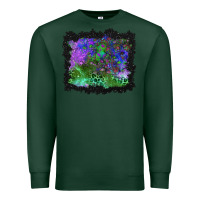 Sports Green halloween skull and leopard background Premium Sweatshirt - BundleAndBundleShop