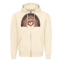 Sandshell melanin rainbow Zipper Hoodie - OliviaCreatesArt