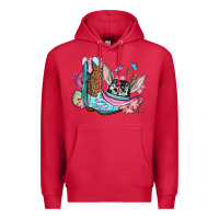 Cardinal Easter cowboy boots hat Premium Hoodie - OliviaCreatesArt