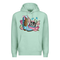 Seafoam Easter cowboy boots hat Premium Hoodie - OliviaCreatesArt