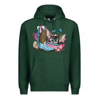 Sports Green Easter cowboy boots hat Premium Hoodie - OliviaCreatesArt