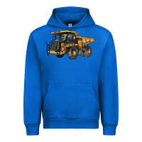 Cobalt Mining Truck Urban Hoodie - LillyAllenDesigns