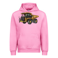 Fuchsia Pink Mining Truck Urban Hoodie - LillyAllenDesigns